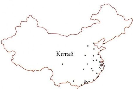 Карта Китая